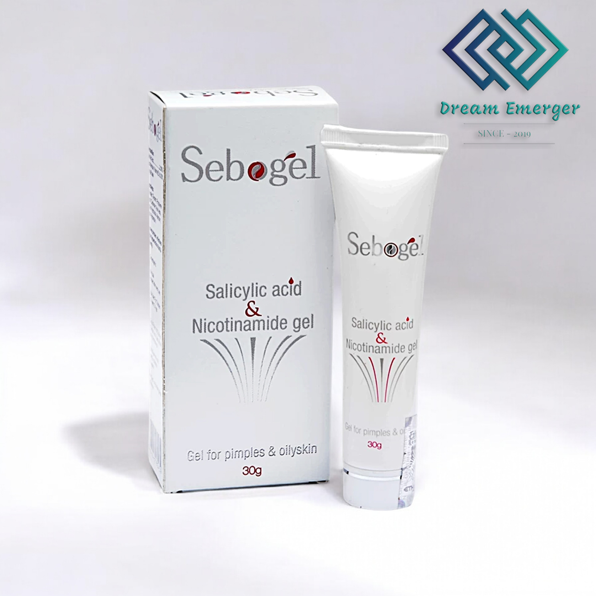 Sebogel Salicylic Acid & Nicotinamide Gel For Pimples And Oily Skin (30ml)