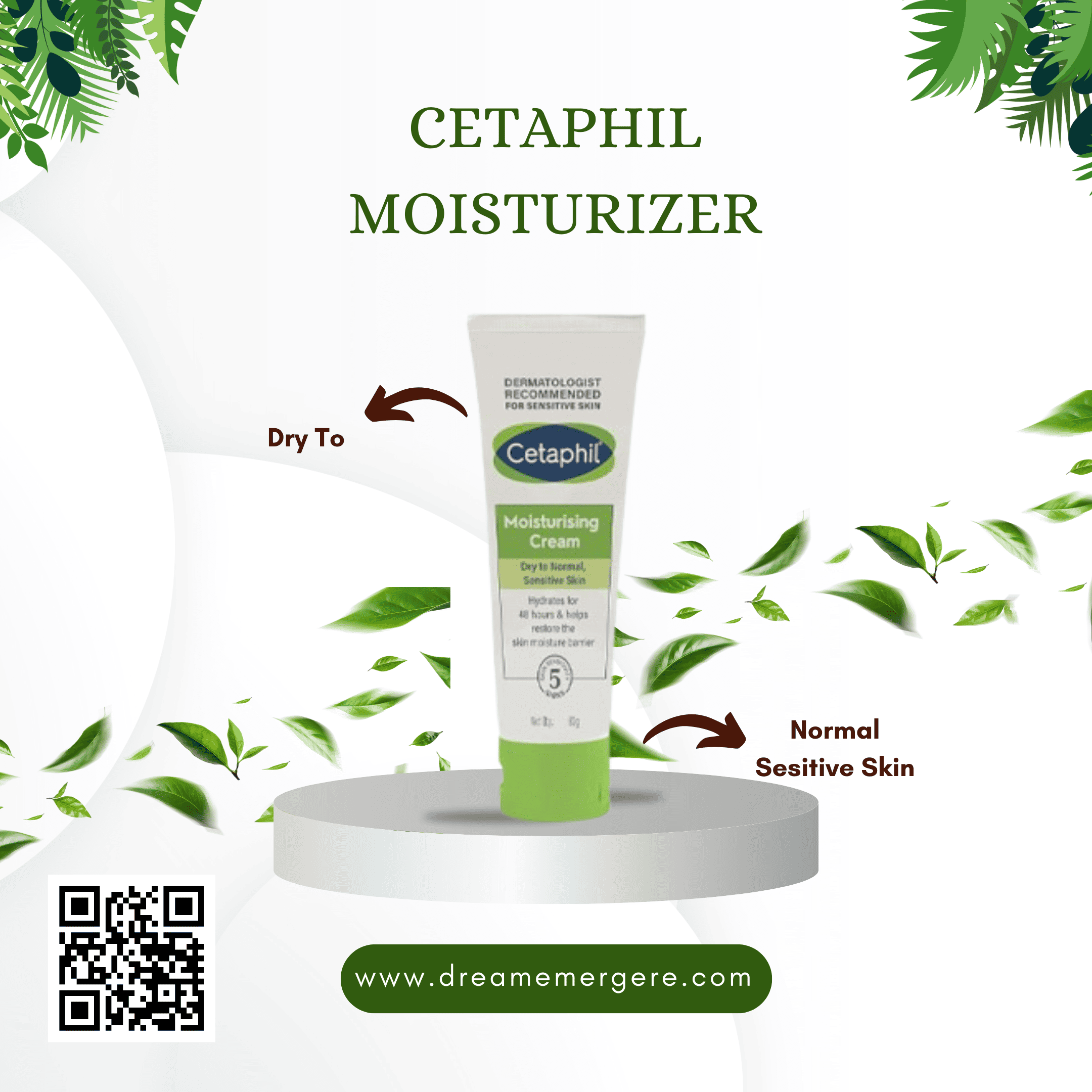 Cetaphil Moisturising Cream (Dry to Normal, Sensitive Skin)